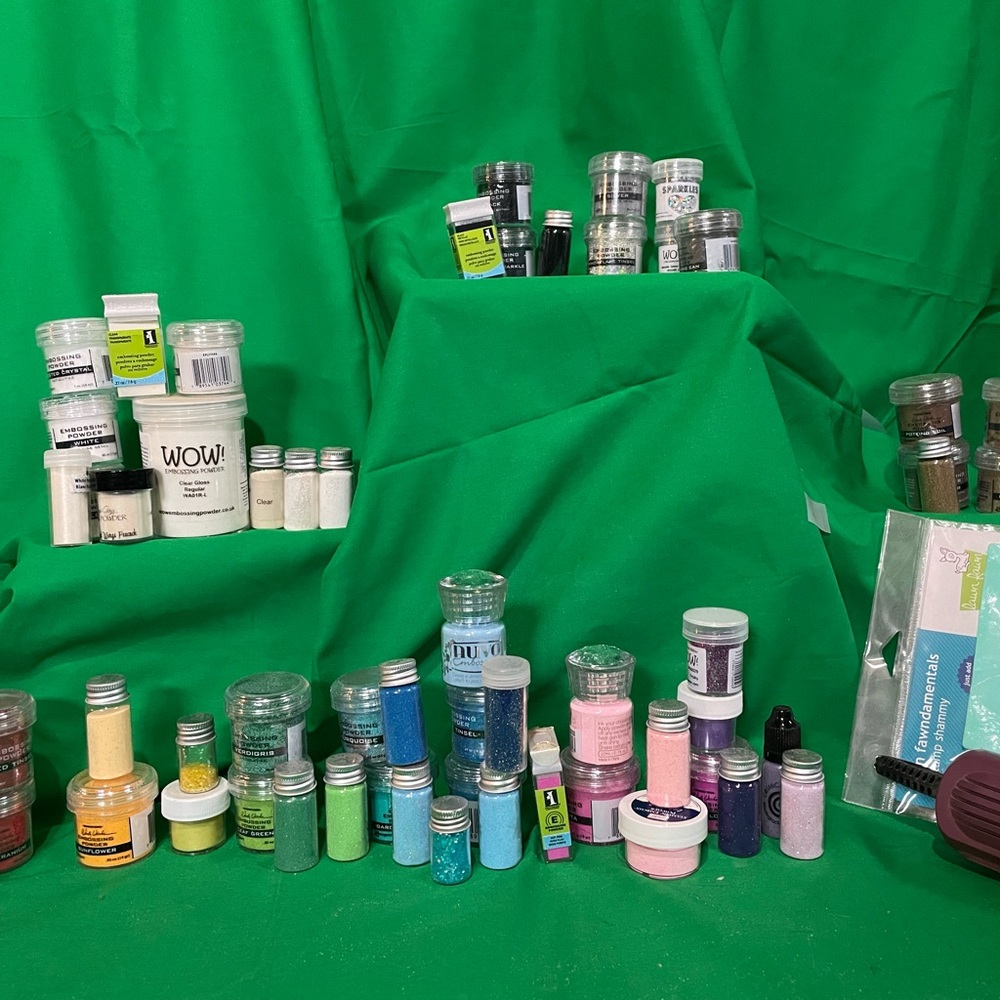 Embossing powders and accessories